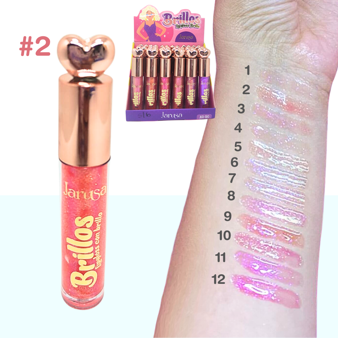 Gloss Brillos Jarusa 12 tonos