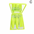 Set de Brochas con Espejo – Edición "Beauty On-The-Go"