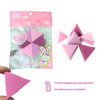 Set de 6 Esponjas Triangulares – Aplicación Profesional