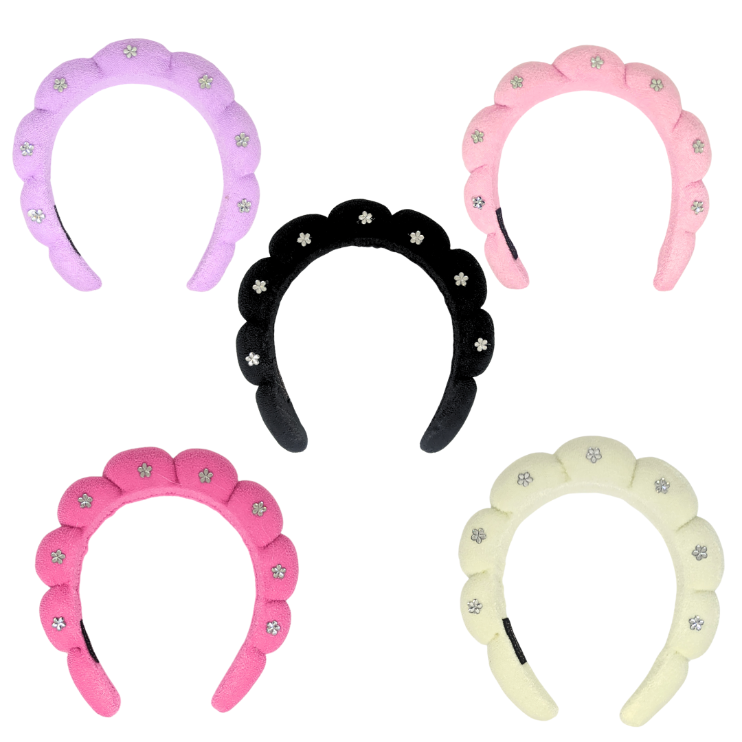 Vincha Diadema Acolchada – Colores Enteros