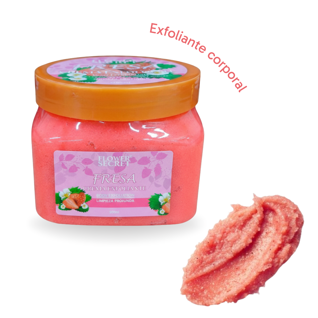 Exfoliante Corporal Flower Secret - Limpieza Profunda 500ml