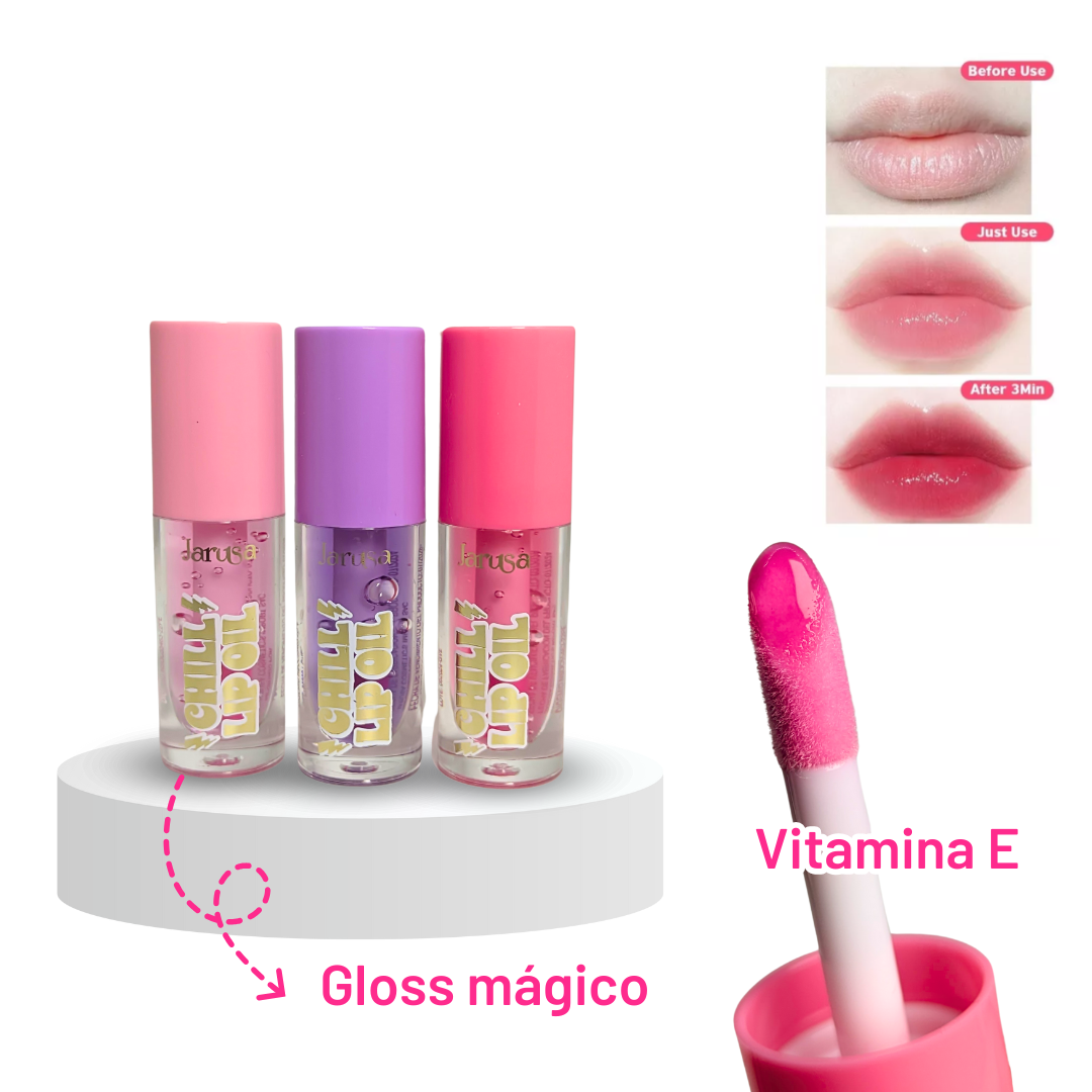Lip Oil Chill – Jarusa (Hidratación Refrescante)