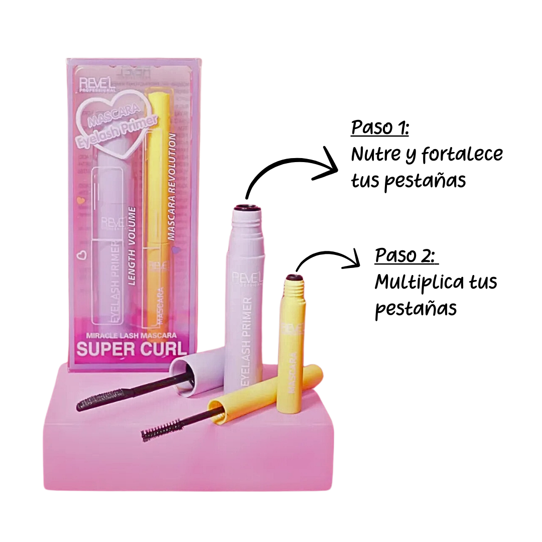 Máscara de Pestañas + Pre-base Duo – REVEL