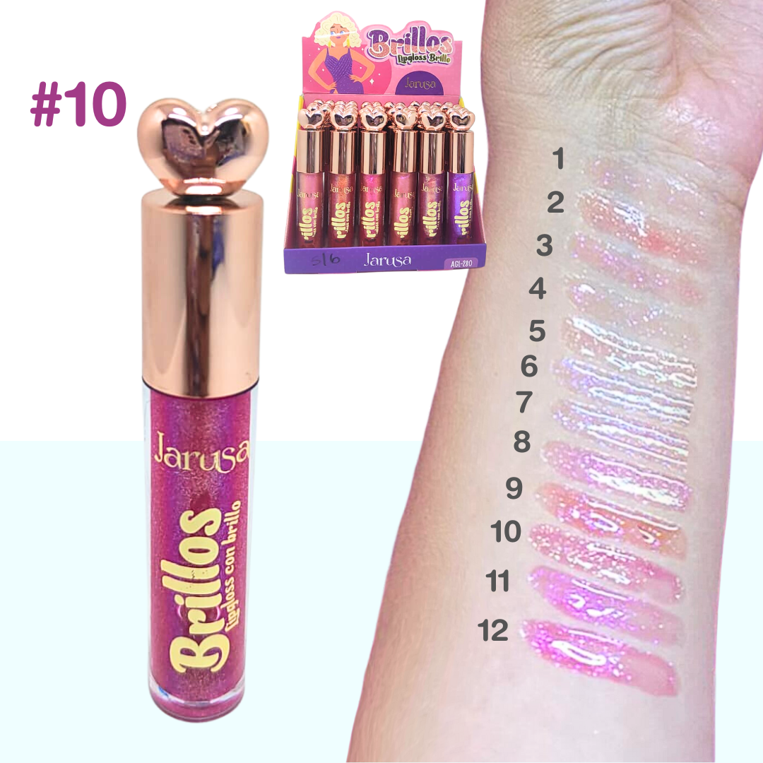 Gloss Brillos Jarusa 12 tonos