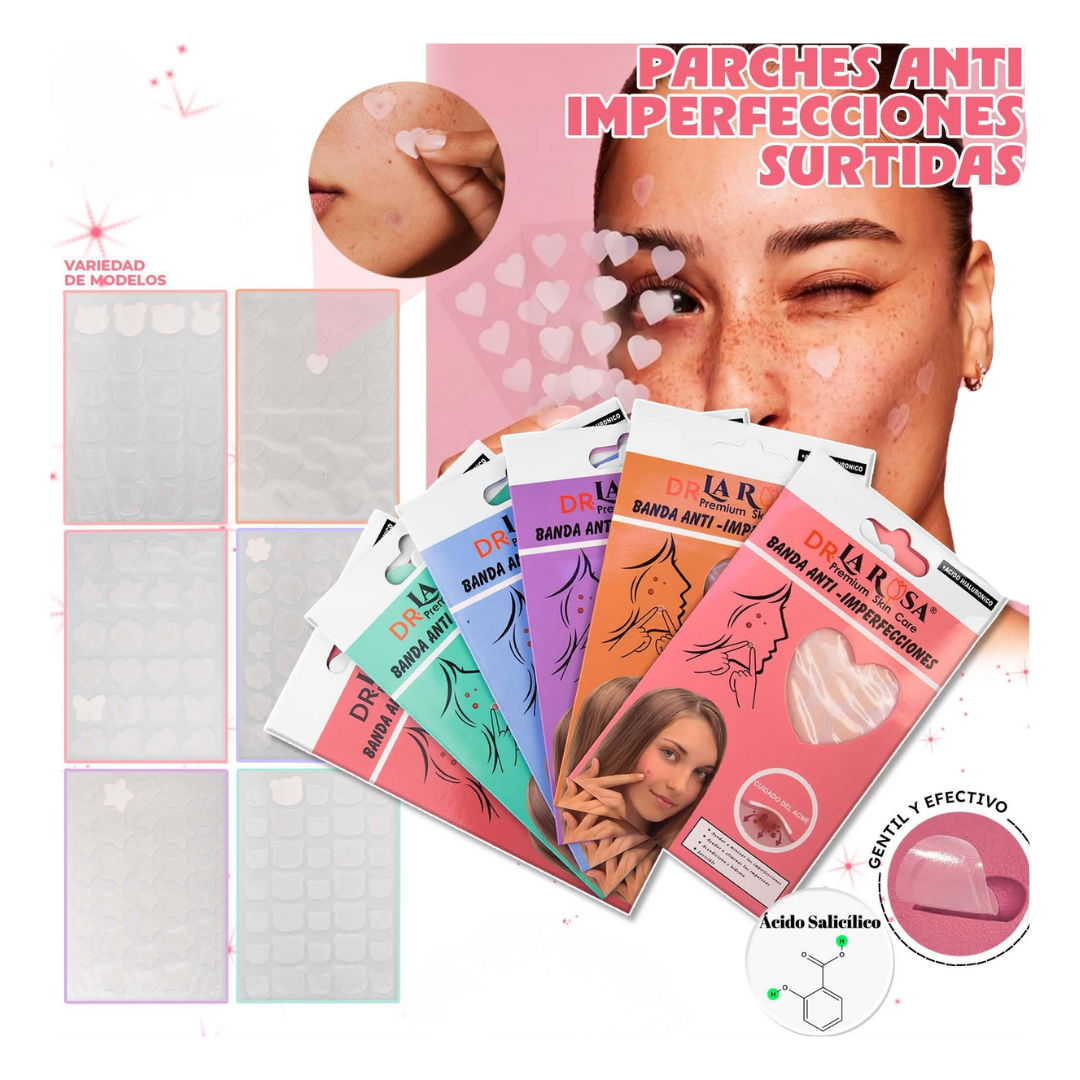 24 Parches para antiacné transparentes e invisibles – uso día y noche / ...
