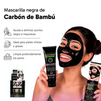 Mascarilla Negra Peel-Off de Carbón de Bambú - Bellespa Cosmetics (120ml)