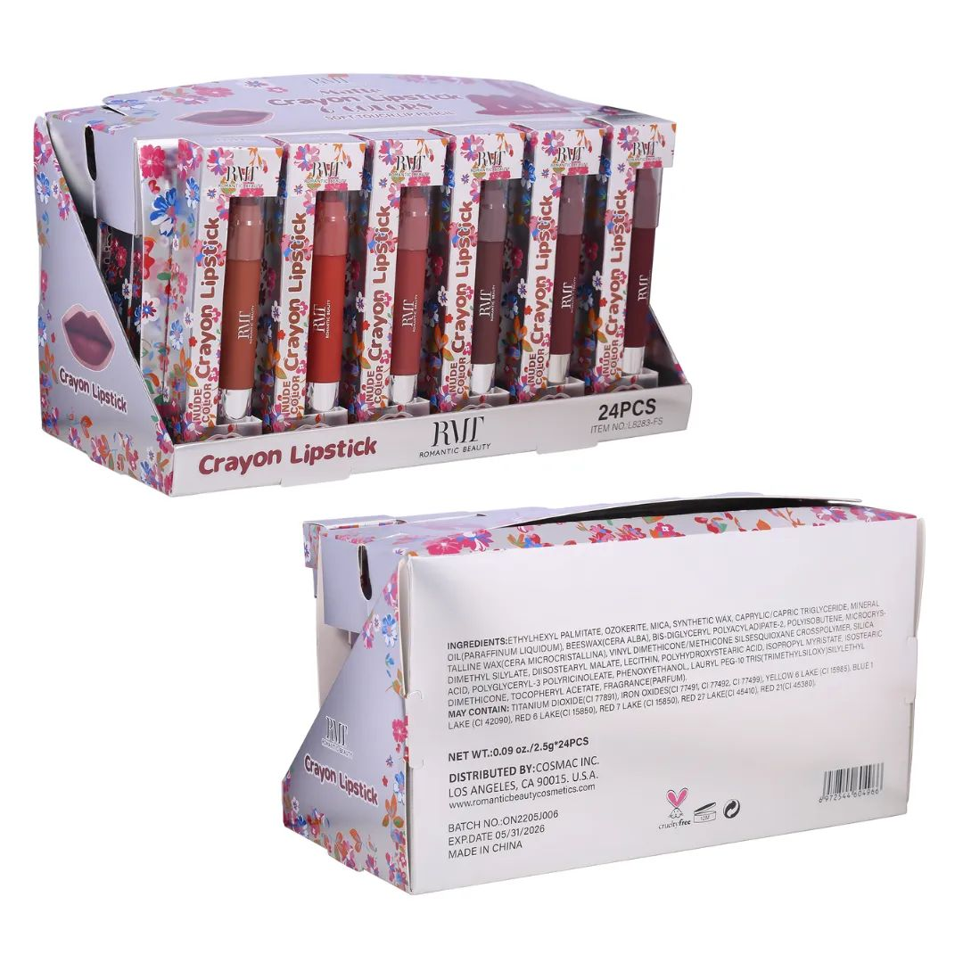 Labial Mate Modelo Crayón – Romantic Beauty