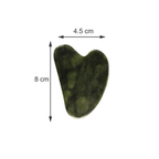 Gua Sha de Jade Verde para Masaje Facial - Z'OREYA