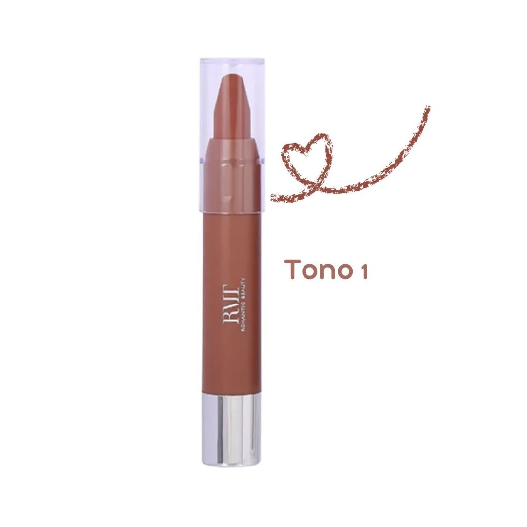 Labial Mate Modelo Crayón – Romantic Beauty