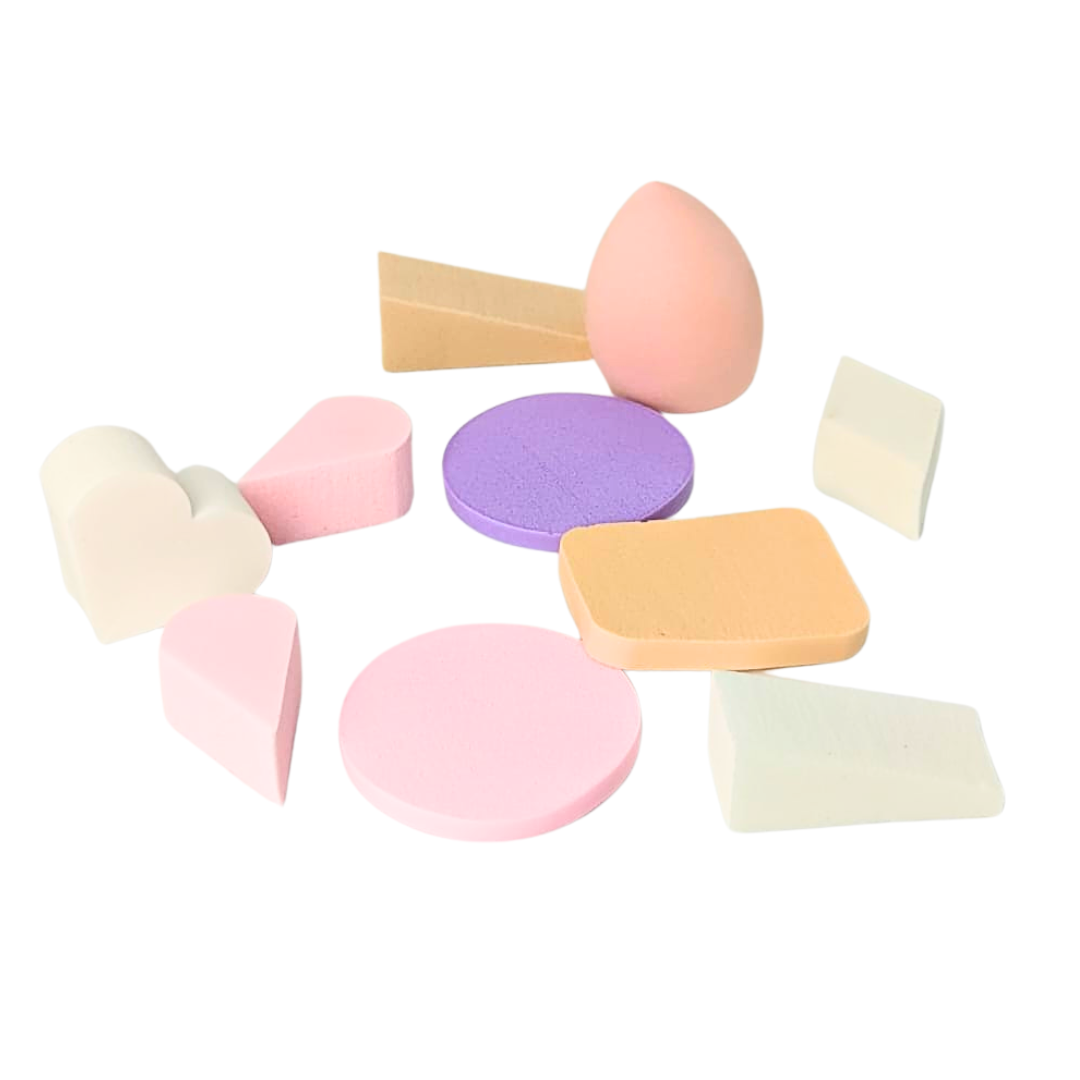 Pote de 10 esponjas Beauty Blender