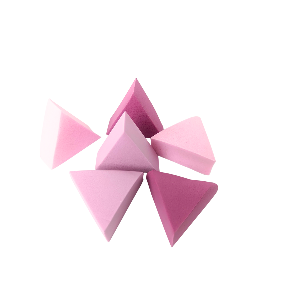 Set de 6 Esponjas Triangulares – Aplicación Profesional