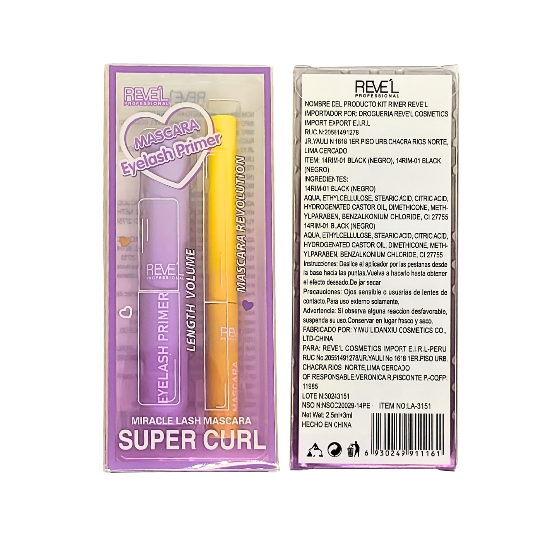 Máscara de Pestañas + Pre-base Duo – REVEL