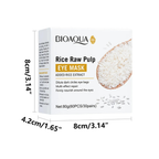 Parches de Hidrogel para Ojeras con Extracto de Arroz - Bioaqua (60 unidades)