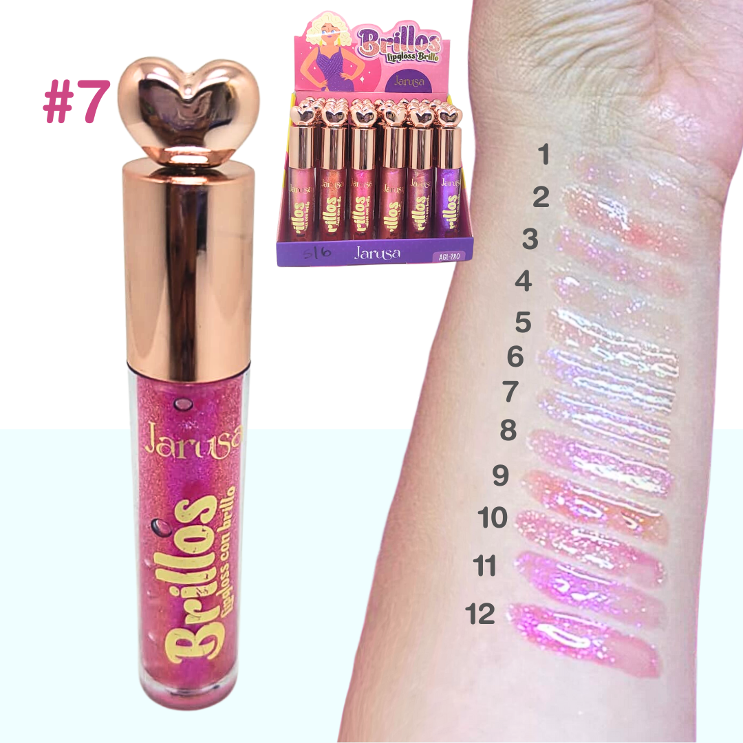 Gloss Brillos Jarusa 12 tonos