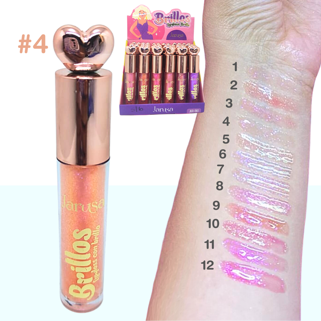 Gloss Brillos Jarusa 12 tonos
