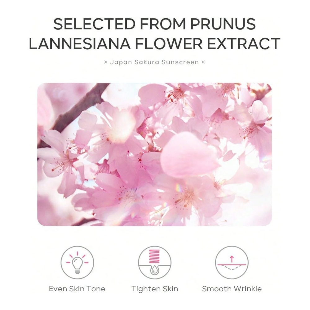 Protector Solar Japan Sakura SPF 50+ Laikou (50g)