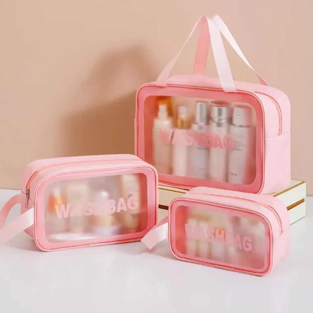 Set de 3 Neceser Washbag Impermeables - Organizadores Multiusos