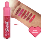 Rubor Líquido Sweet – Colección de 6 Tonos