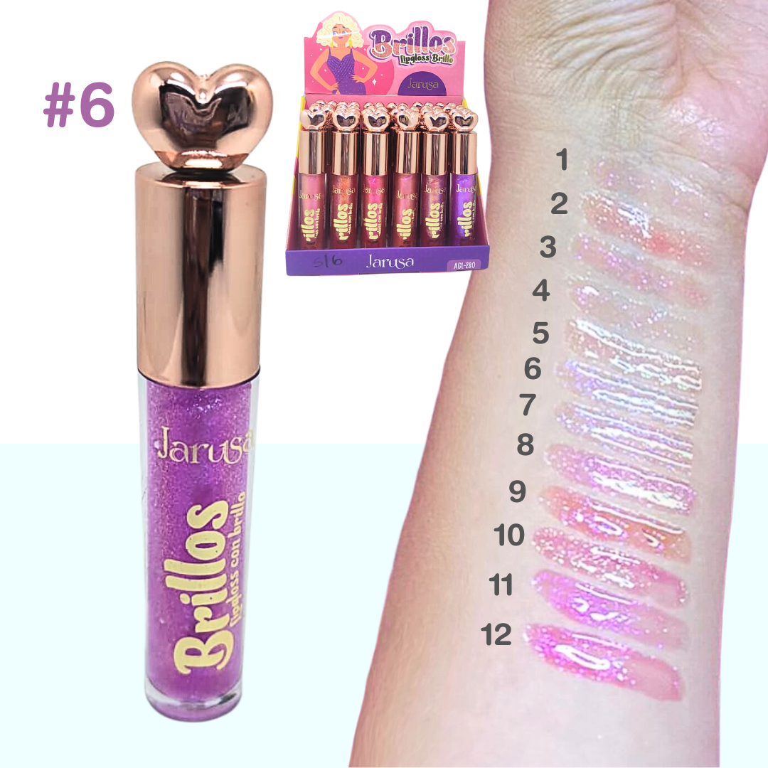 Gloss Brillos Jarusa 12 tonos