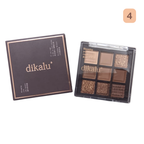 Mini Paleta de Sombras x 9 Tonos - Dikalu Professional