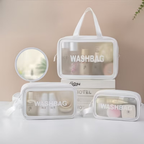 Set de 3 Neceser Washbag Impermeables - Organizadores Multiusos