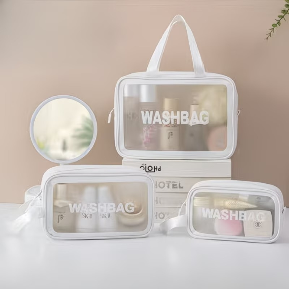 Set de 3 Neceser Washbag Impermeables - Organizadores Multiusos