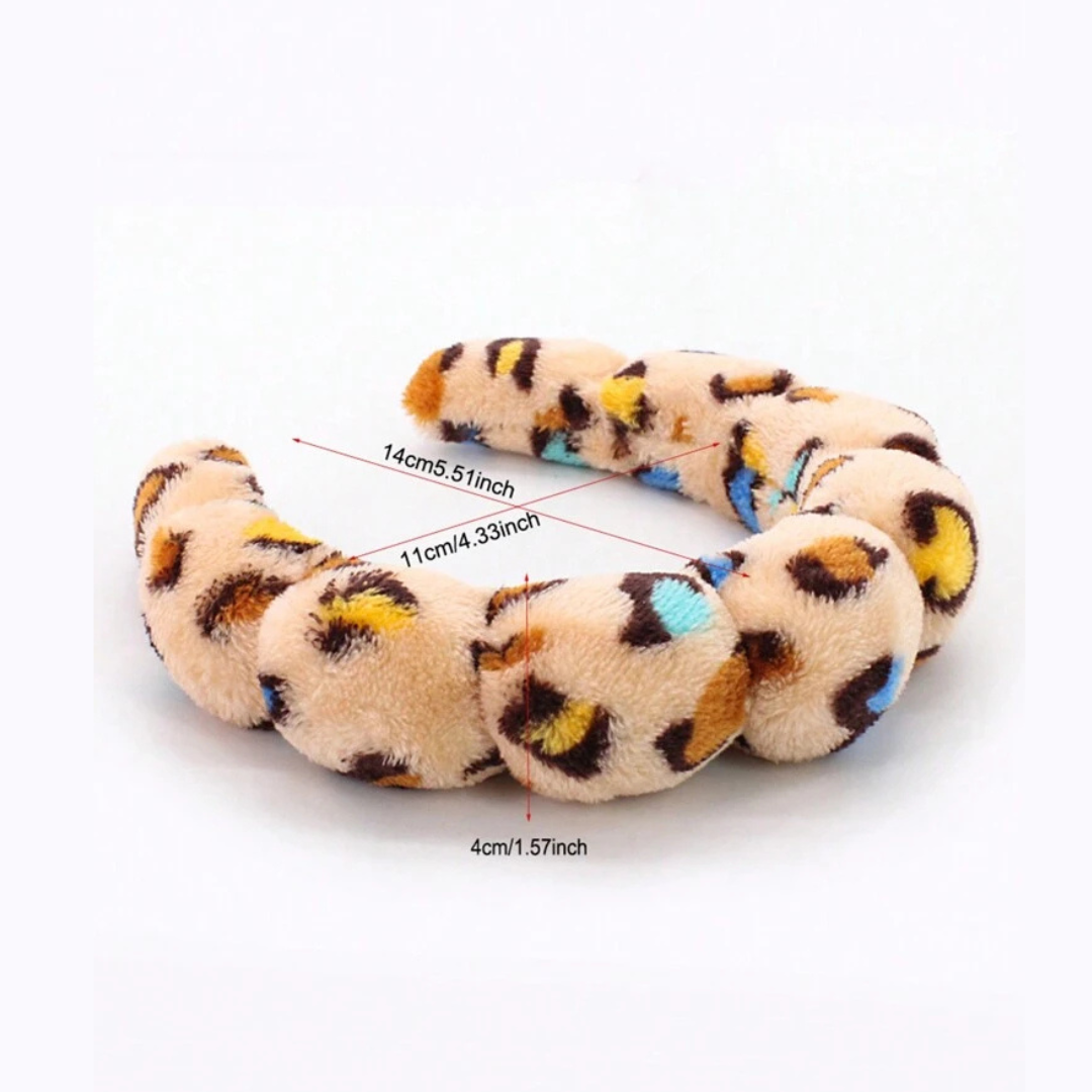 Vincha Diadema Acolchada – Estampado Animal Print