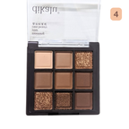 Mini Paleta de Sombras x 9 Tonos - Dikalu Professional