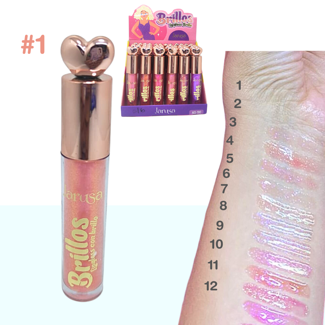 Gloss Brillos Jarusa 12 tonos