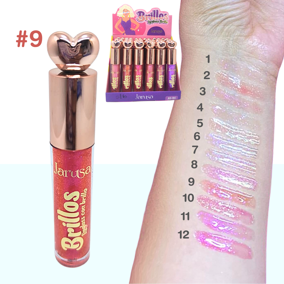 Gloss Brillos Jarusa 12 tonos