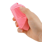 Limpiador de Brochas de Silicona en Seco y Húmedo - Diseño Corazón Dual