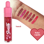 Rubor Líquido Sweet – Colección de 6 Tonos