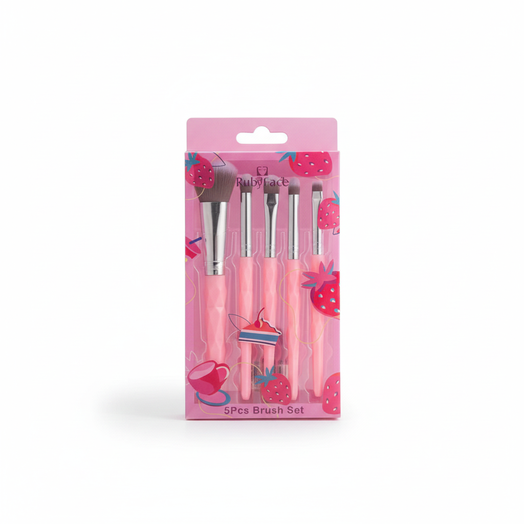 Set mini Brochas Ruby Face 5 pcs