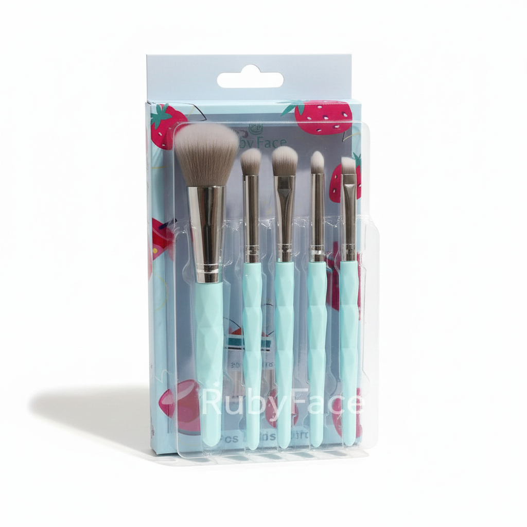 Set mini Brochas Ruby Face 5 pcs