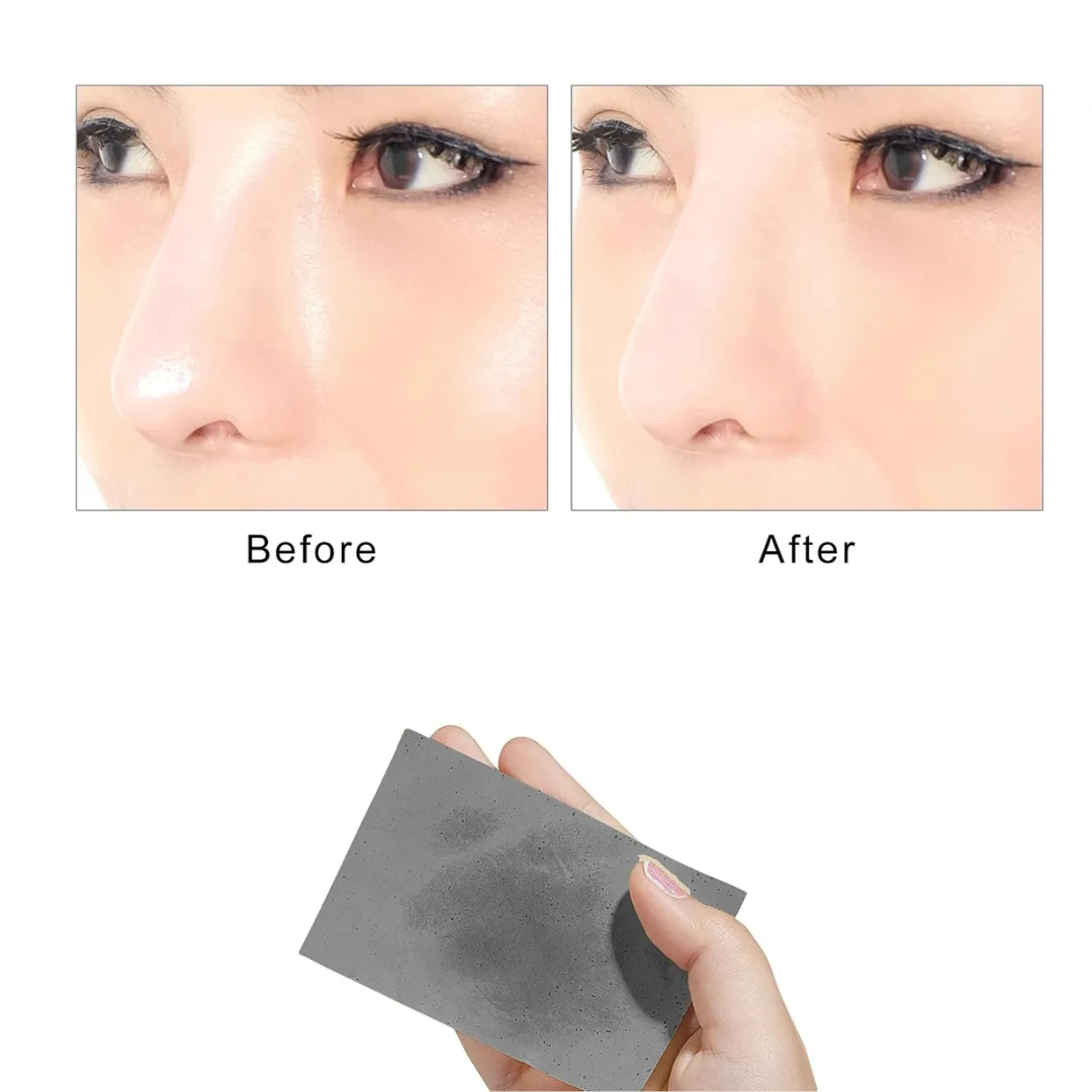 Papel Absorbente de Rostro Anti Brillo Carbón