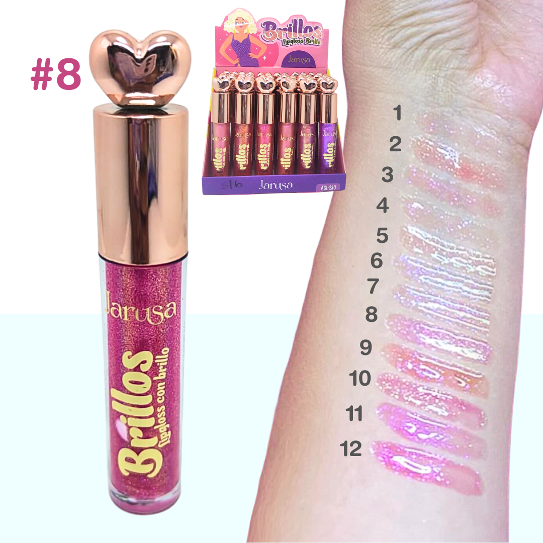 Gloss Brillos Jarusa 12 tonos