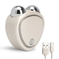Masajeador Facial de Microcorriente con Carga USB - Blanco Ergonómico