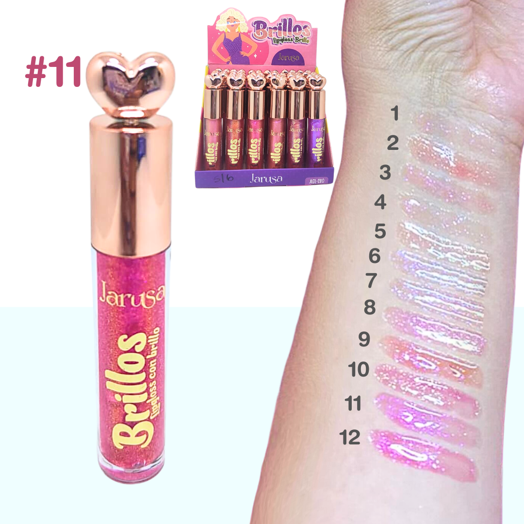 Gloss Brillos Jarusa 12 tonos