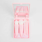 Set de Brochas con Espejo – Edición "Beauty On-The-Go"