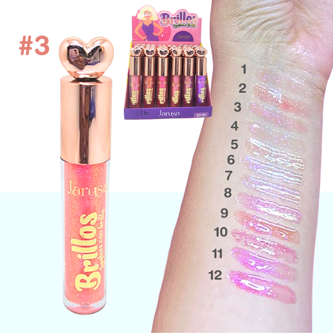 Gloss Brillos Jarusa 12 tonos