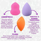 Trio de Esponjas Beauty Blender Bellespa