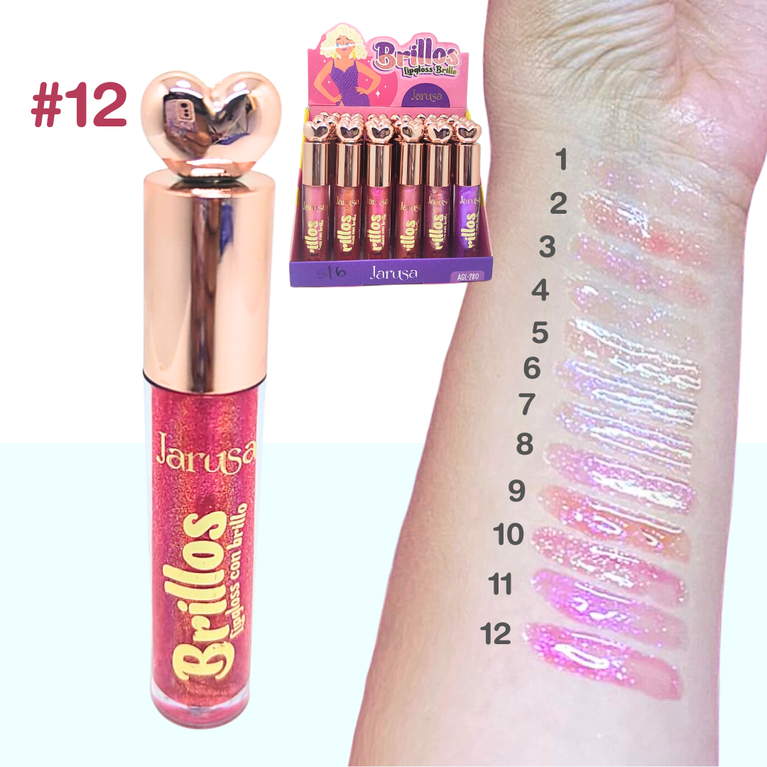 Gloss Brillos Jarusa 12 tonos