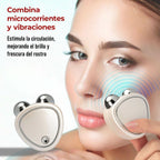 Masajeador Facial de Microcorriente con Carga USB - Blanco Ergonómico